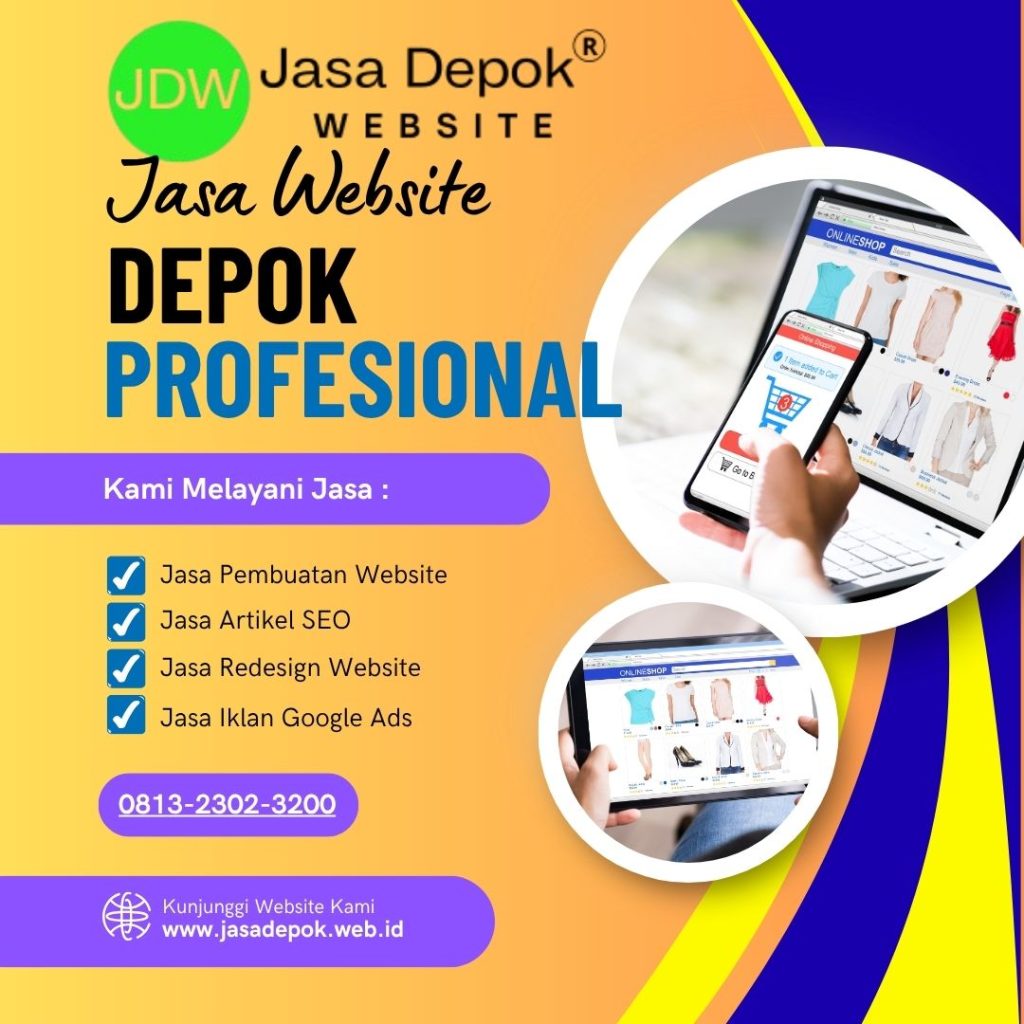 Jasa Bikin Web Kota Depok Profesional