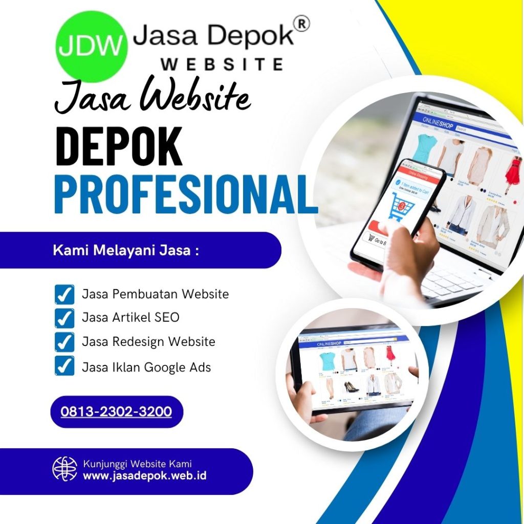 Jasa Pembuatan Web Di Depok Profesional